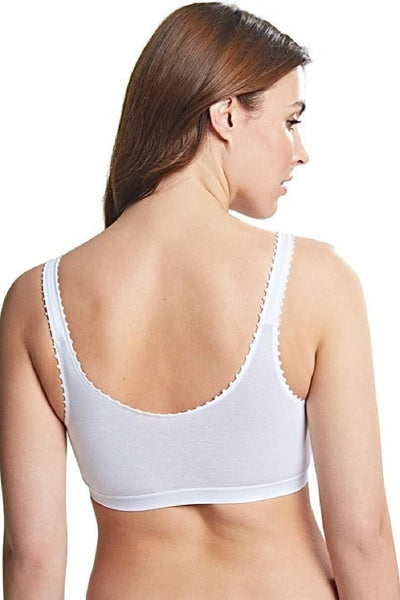 Royce Front Closure Comfi Bra 1010 White