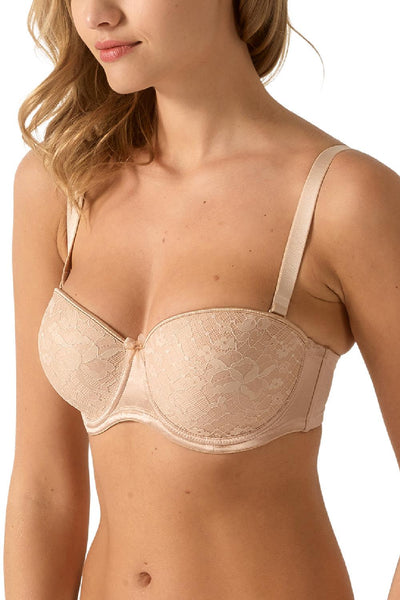 Empreinte Melody Padded Strapless Bra, Caramel (3386)