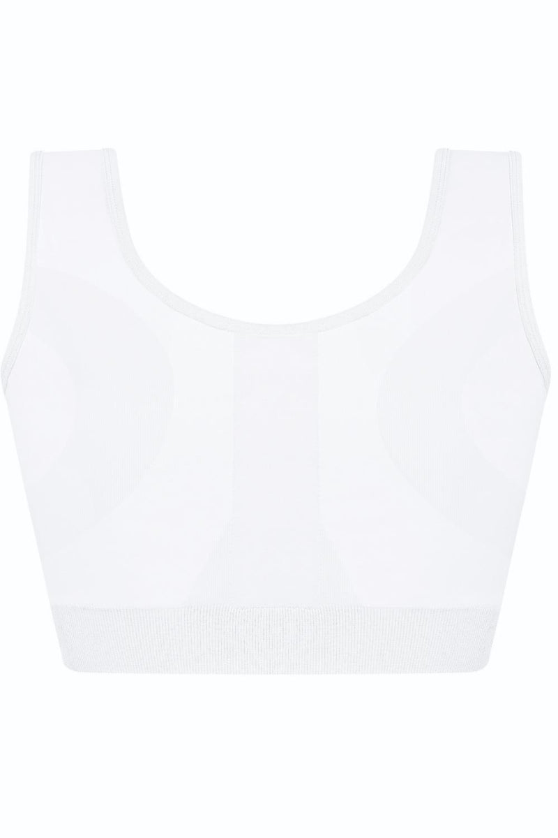 Amoena Sina Seamless Post-Surgical Bra, White (45007)