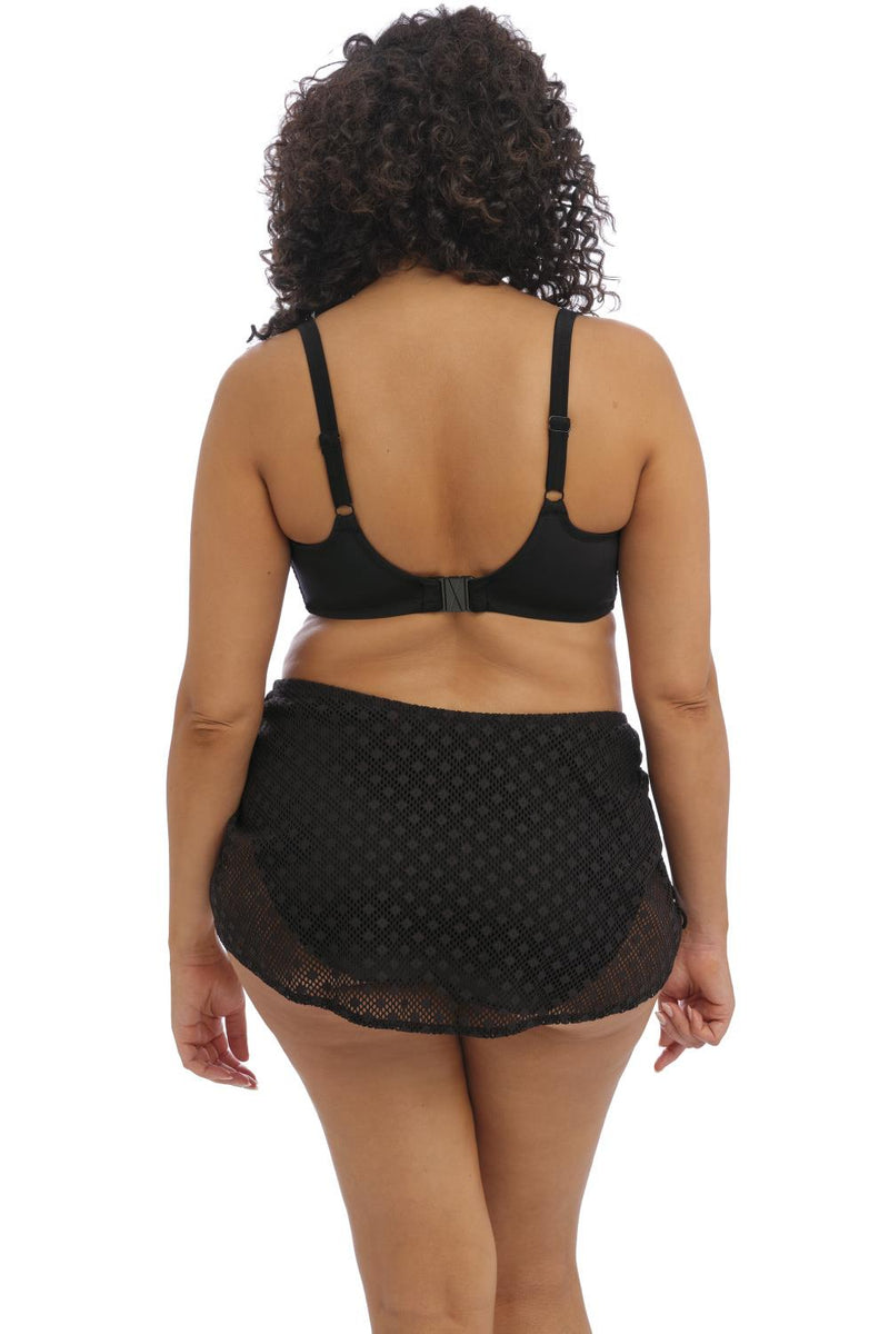 Elomi Bazaruto Skirted Bikini Brief, Black (ES800683)