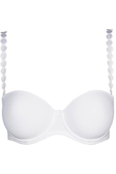 Marie Jo Tom Padded Strapless Bra, White (0120828)