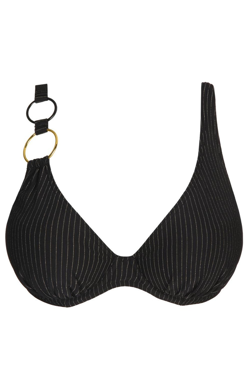 PrimaDonna Swim SOLTA Plunge Bikini, Black (4010119)