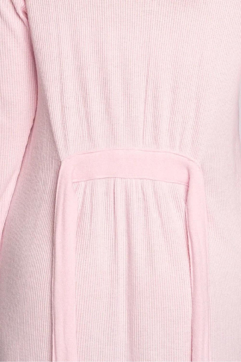 PJ Salvage Textured Essentials Robe RITER-PASTEL PINK