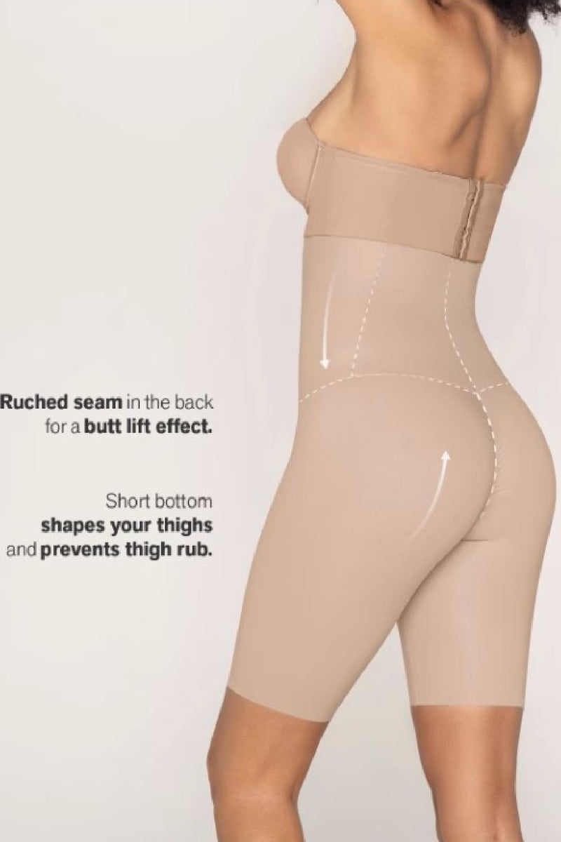 Leonisa Extra-High-Waisted Moderate Shaper Short, Nude (012940)