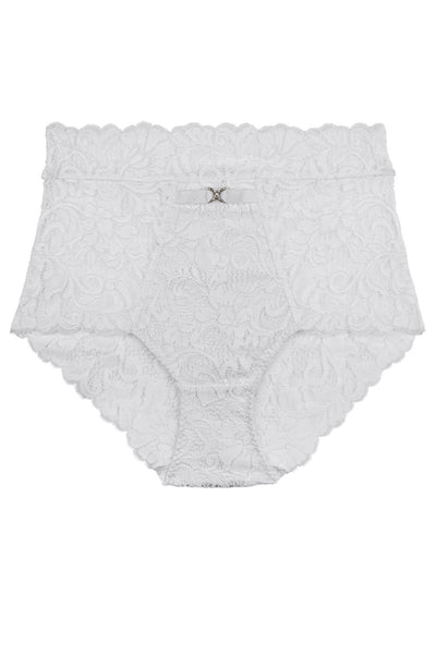 Aubade Mon Bijou High-waist Panty, White (UA24-6)