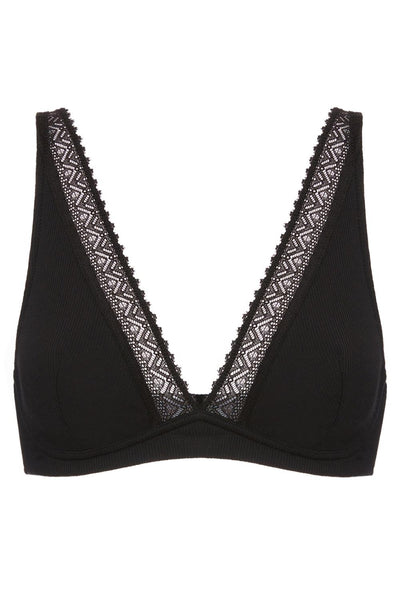 Simone Perele Eugenie Wireless Triangle Bra, Black (15Z210)