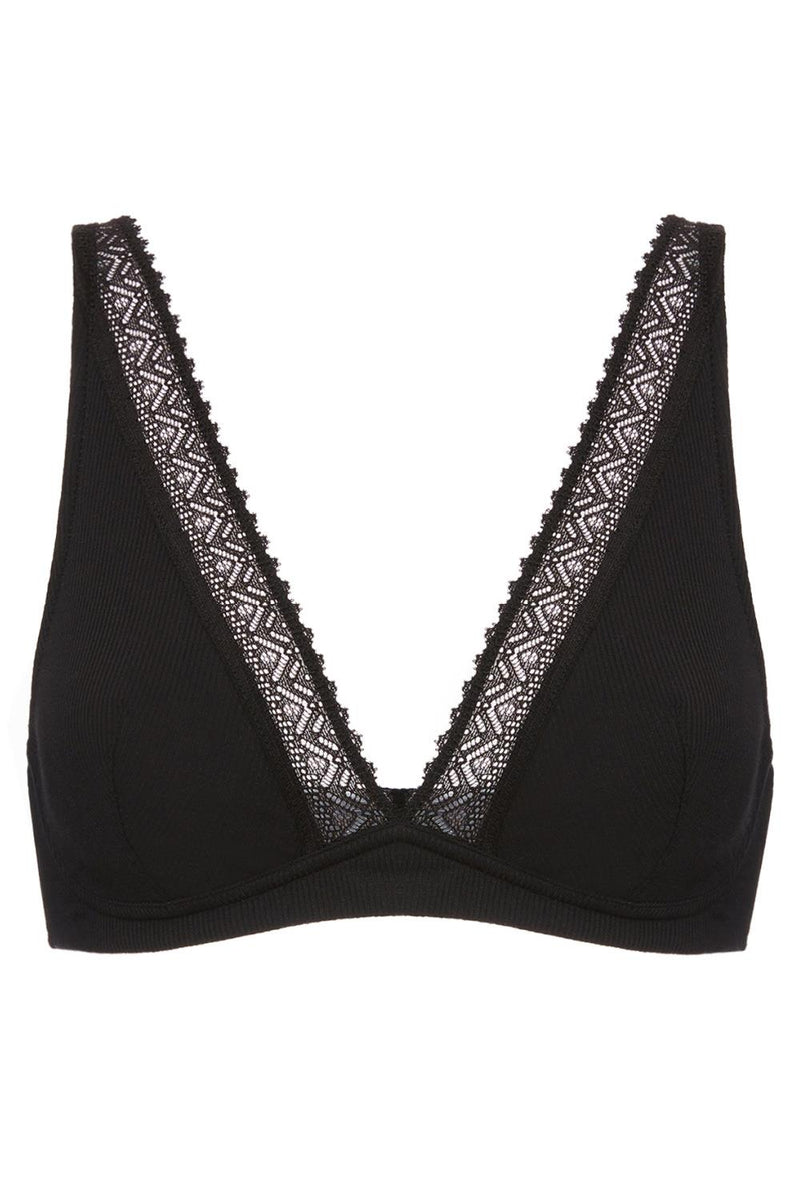 Simone Perele Eugenie Wireless Triangle Bra, Black (15Z210)