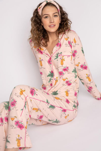 PJ Salvage Playful Prints PJ Set RHPLPJ-PINK DREAM