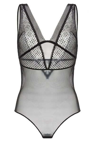 Simone Perele Manon Bodysuit, Black (1A5510)