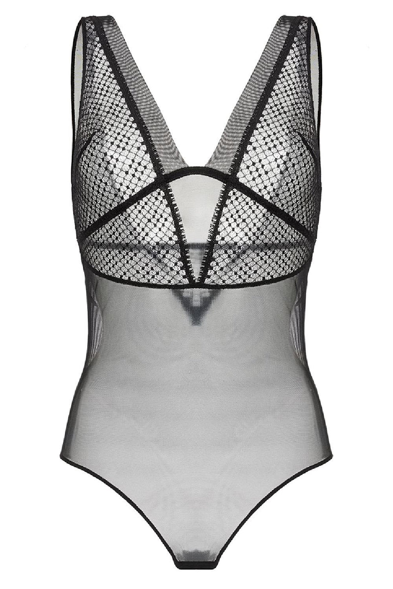 Simone Perele Manon Bodysuit, Black (1A5510)