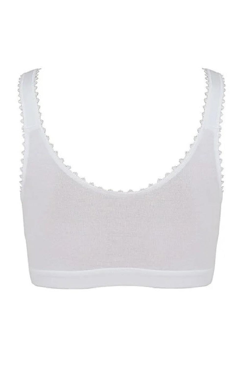 Royce Front Closure Comfi Bra 1010 White