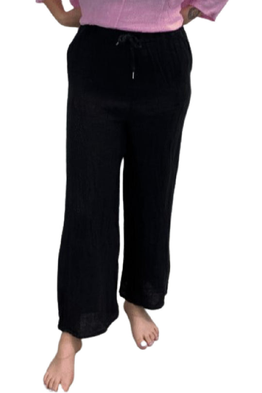 Plum Loco 100% Linen Pants SE21250