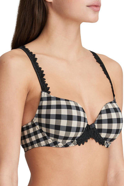 Marie Jo Ely Padded Heart Shaped Bra, Black (0102436)
