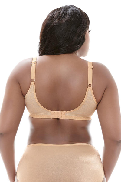 Goddess Yvette Banded Underwire Bra, Sand (GD6750)