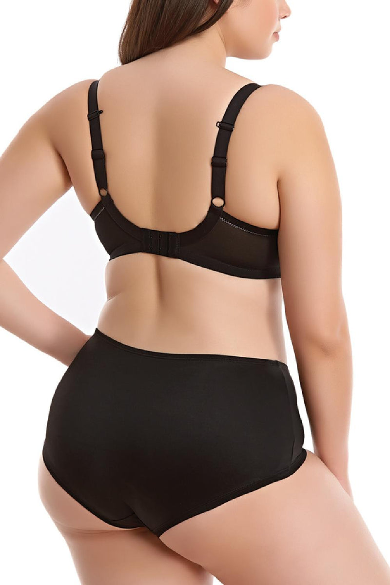 Elomi Bijou Banded Contour Bra, Black (EL8722)