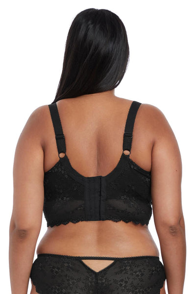 Elomi Charley Longline Lace Bralette, Black (EL4381)