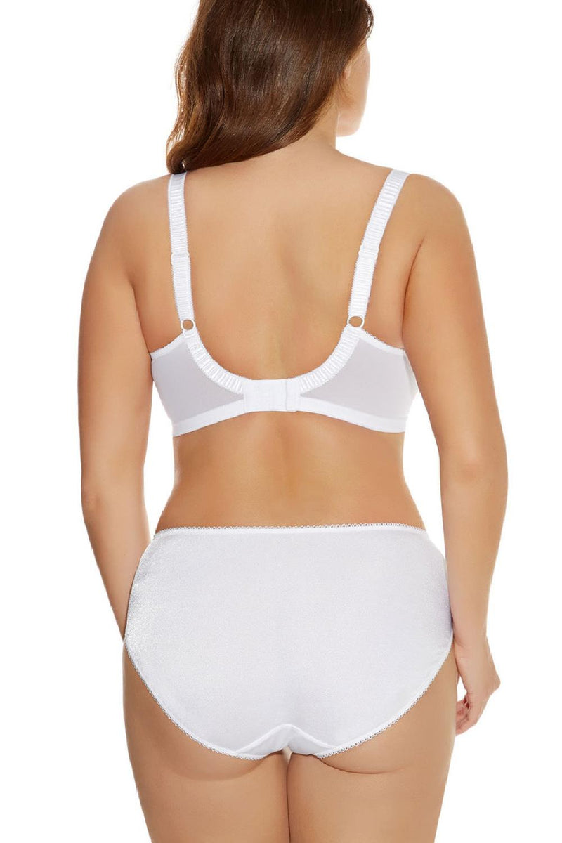 Elomi Cate Full Cup Banded Bra EL4030 White – My Top Drawer