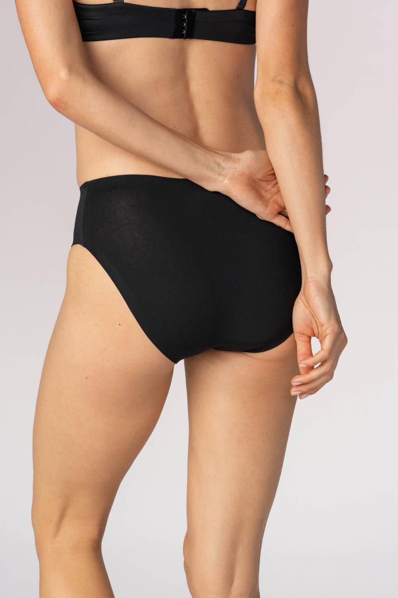 MEY Natural Second me American Briefs, Black (79527)