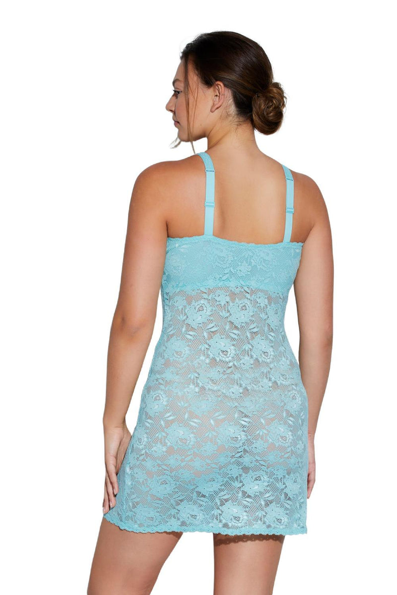 Cosabella Never Say Never Curvy Foxie Chemise NEVER2703 Blu Capri