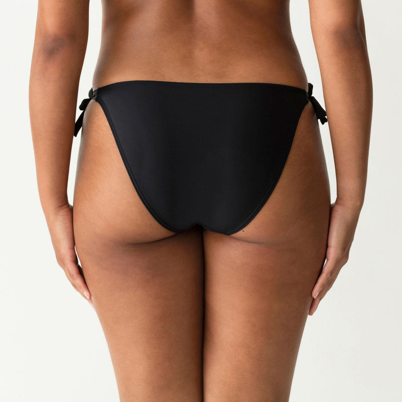 PrimaDonna Swim Cocktail Bikini Briefs Waist Ropes, Black (4000153)