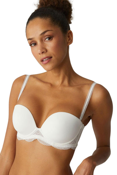 Simone Perele Karma Strapless Plunge Bra, Natural (12V302)