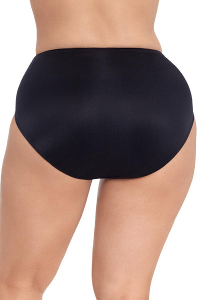 Miraclesuit Plus Size Basic Swim Brief, Black (6518801W)
