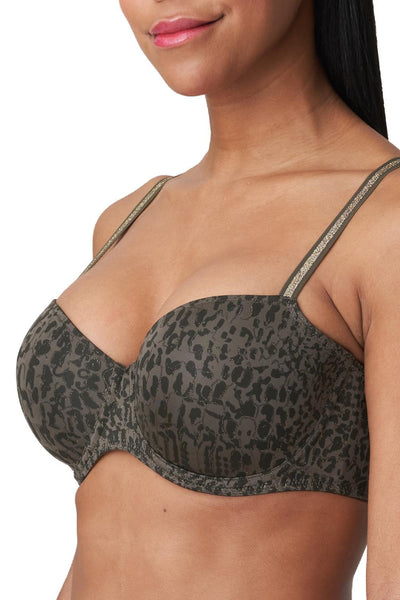 PrimaDonna Twist Petit Bijou Padded Balcony Bra, Reptile (0242052)