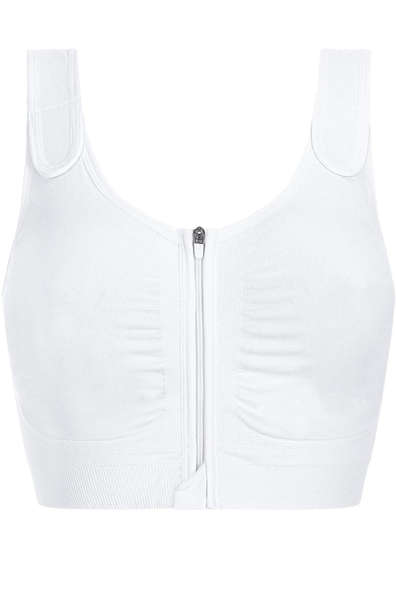 Amoena Leyla Post-Surgical Compression Bra, White (44605)