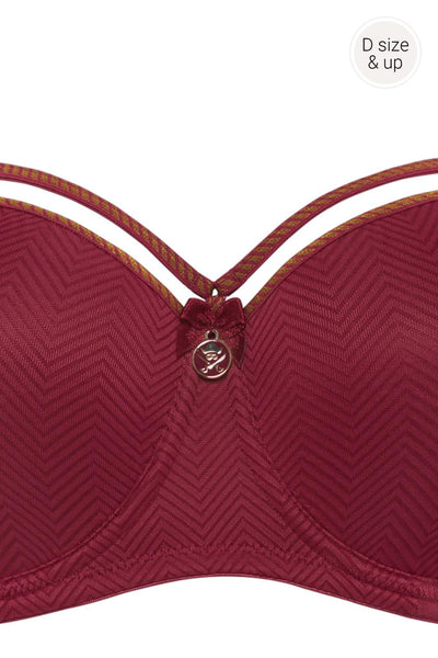 Marlies dekkers Space Odyssey Balcony Bra, Cups D-F,  355201 Rhubarb