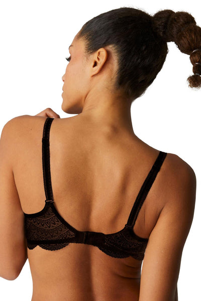 Simone Perele Karma Padded Half Cup Bra, Black (12V343)