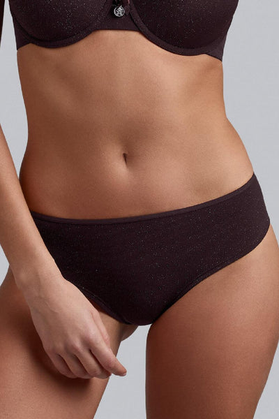 Marlies Dekkers Dame de Paris Brazilian Briefs, Aubergine (35533)
