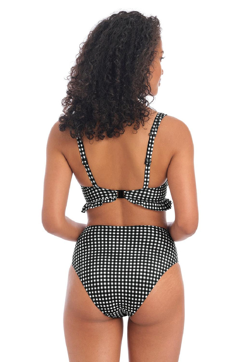 Freya Swim Check In High Apex Bikini Top, Monochrome (AS201913MOM)