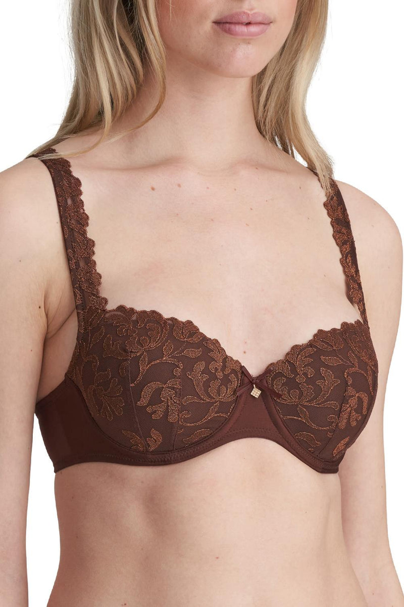 Marie Jo Serena Padded Balcony Bra, Chestnut (0102559)