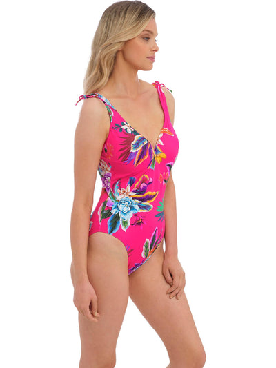 Fantasie Halkidiki V-Neck Swimsuit, Orchid (FS501939)