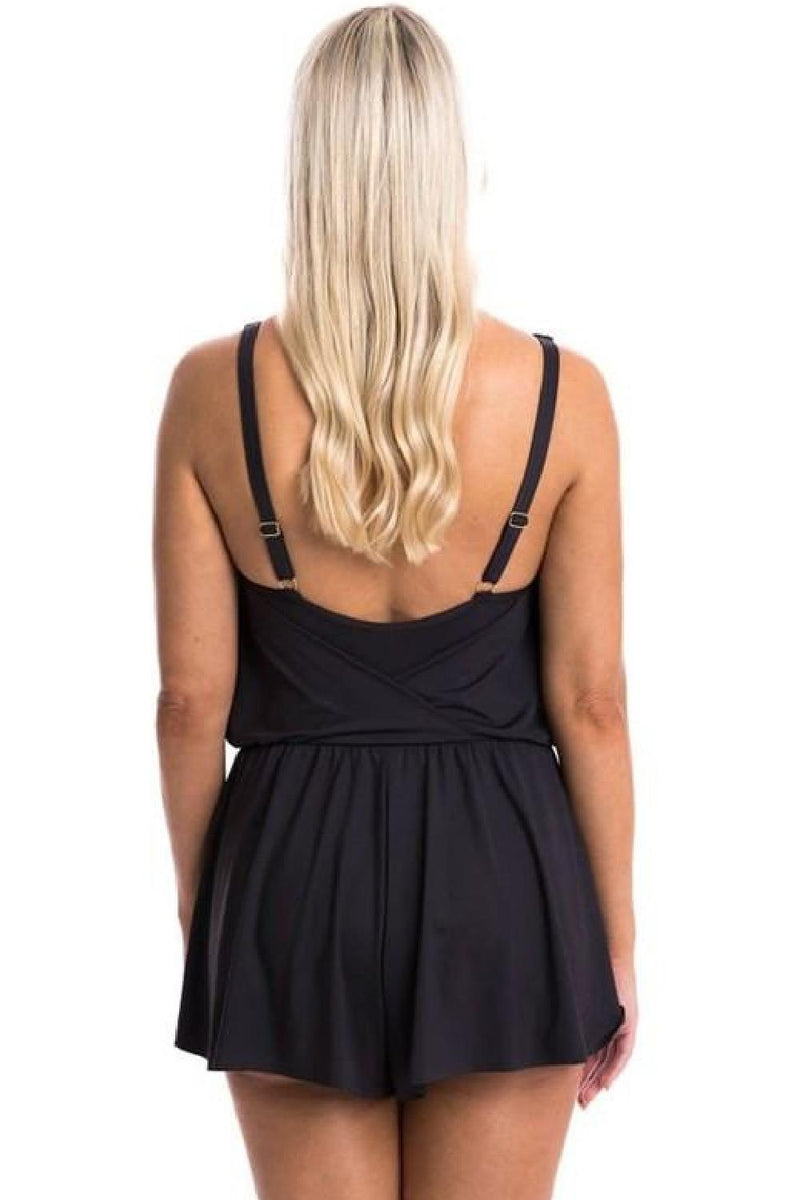 Togs Solid Romper One Piece, Black 21S0144