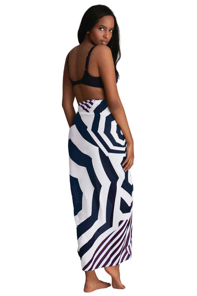 Anita MARO Pareo, Navy Blue/White (M28103)