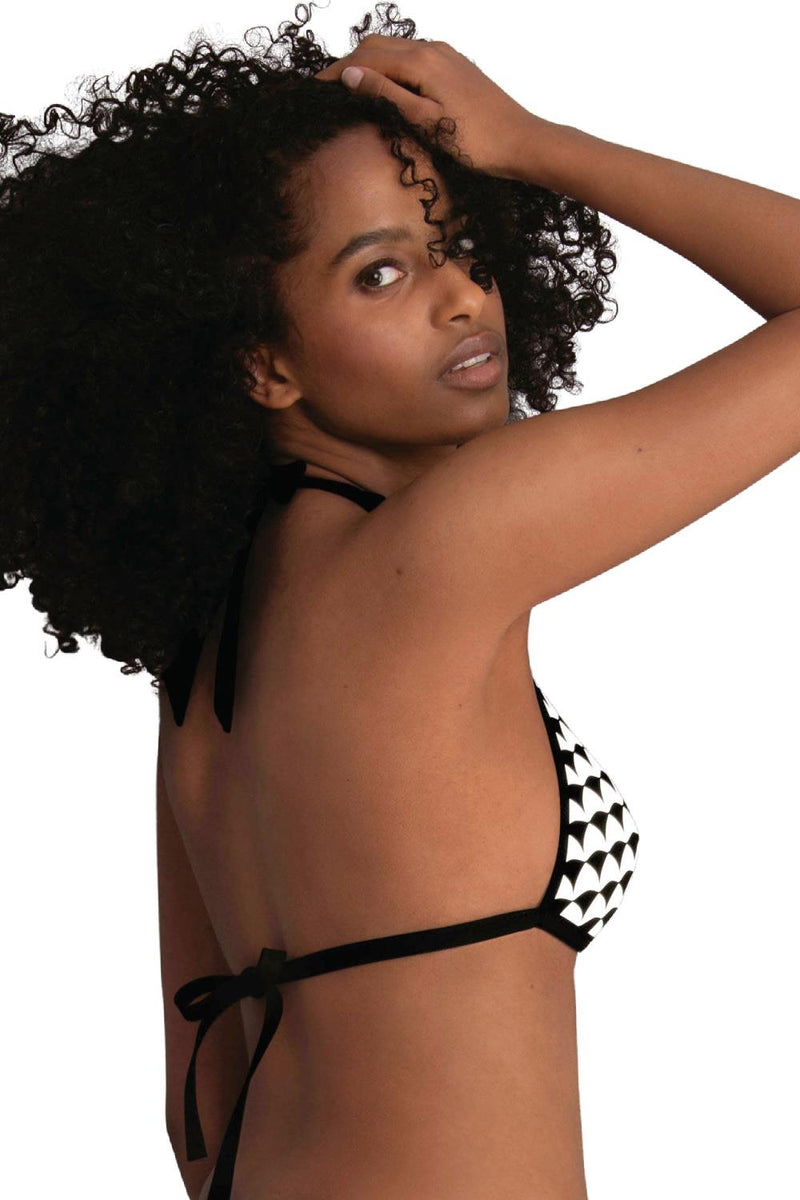 Anita MINA Reversible Swim Bikini, Black/White  M28815-1