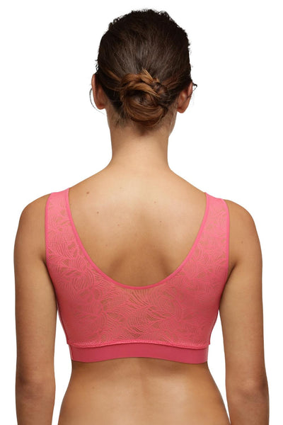 Chantelle SoftStretch Lace Padded Top, Pink Love (C11G1)