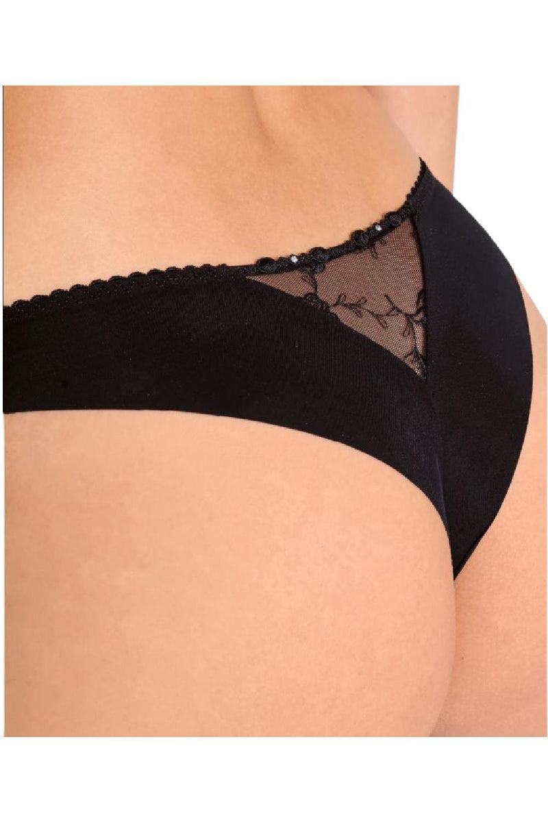 Aubade Amour Precieux Tanga, Diamant Noir (UD26)
