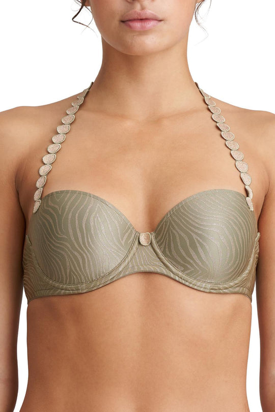 Marie Jo Tom Padded Balcony Bra,  Golden Olive (0120829)