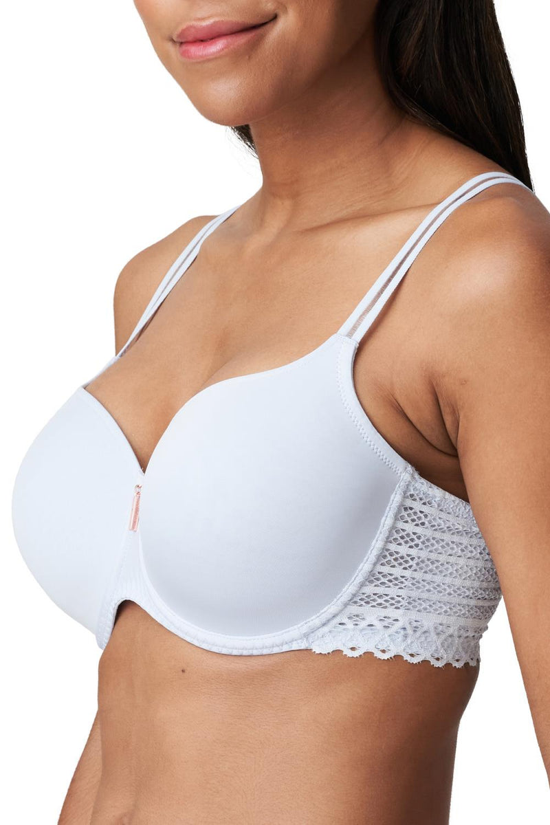 PrimaDonna Twist East End Padded Heart Shaped Bra, Heather Blue (0241930)