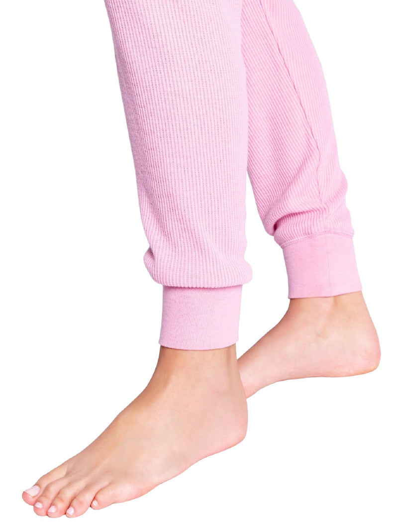 PJ Salvage Textured Essentials Jammie Pant RITEP- LILAC ROSE