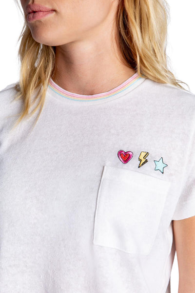 PJ Salvage One Love Short Sleeve T-shirt RCOLT-IVORY