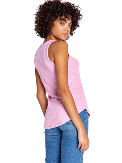 Textured Essentials Tank Top RITETK- LILAC ROSE