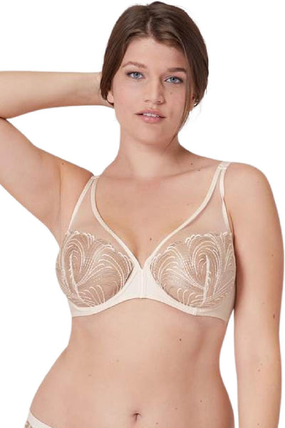 Simone Perele Nuance Full Coverage Plunge Bra, Pearl (12N319)