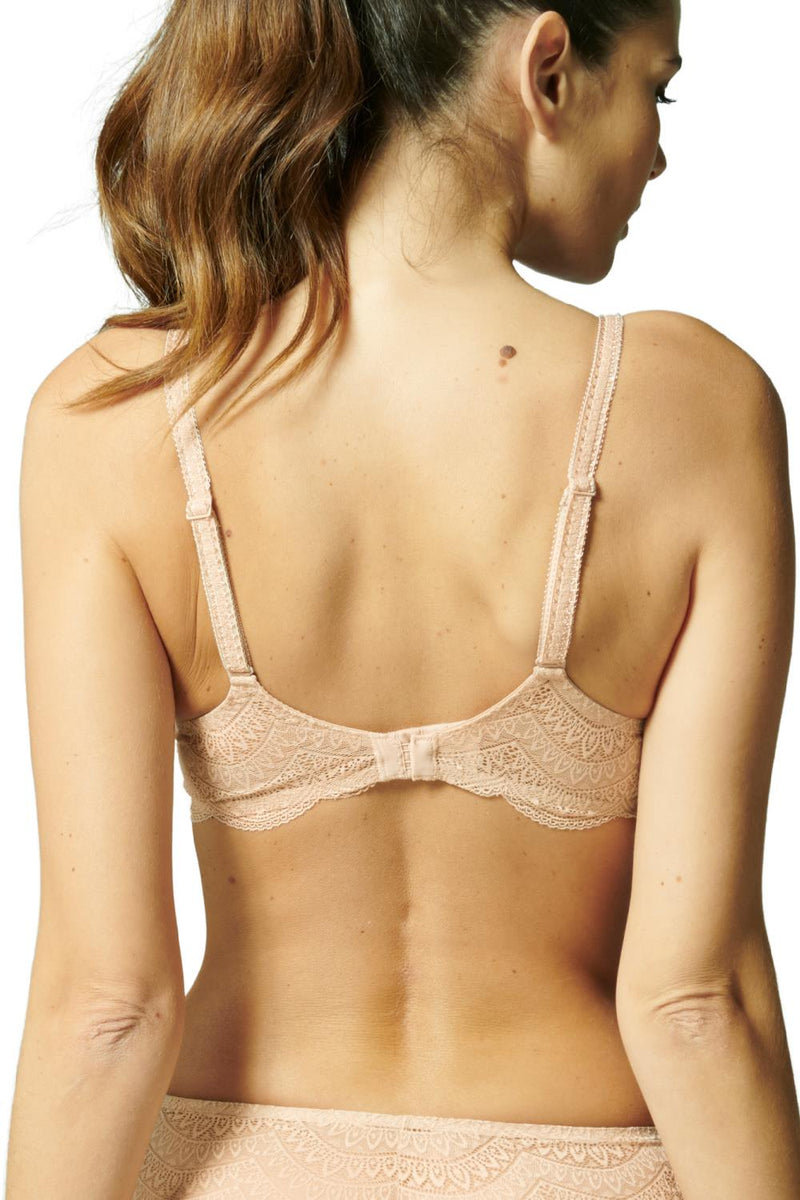 Simone Perele Karma Padded Half Cup Bra, Peau rosée (12V343)