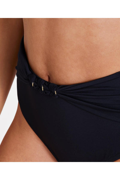 Aubade Ocean Cruise High-waist Swim Brief, Black (IR24)
