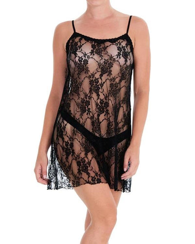 Arianne CRISTEL Lace Chemise, Black (8608)
