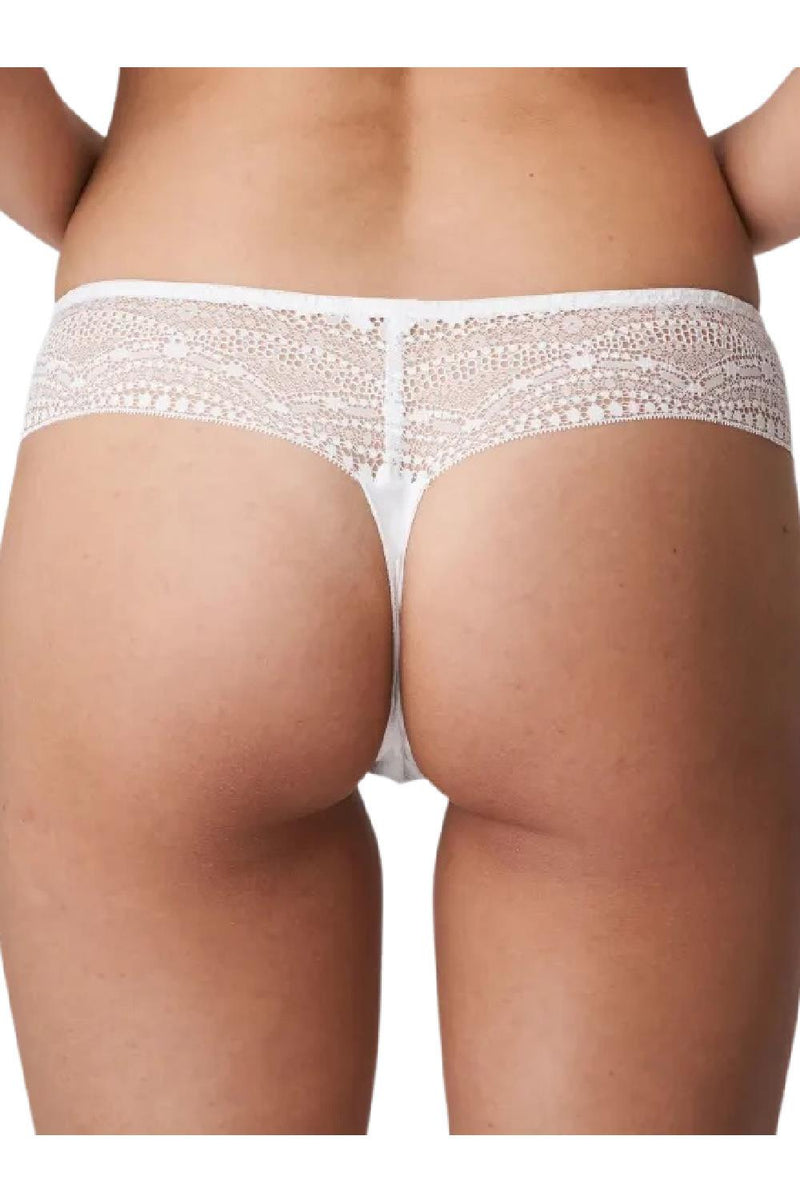 Prima Donna Twist Epirus Thong, White (0641970)