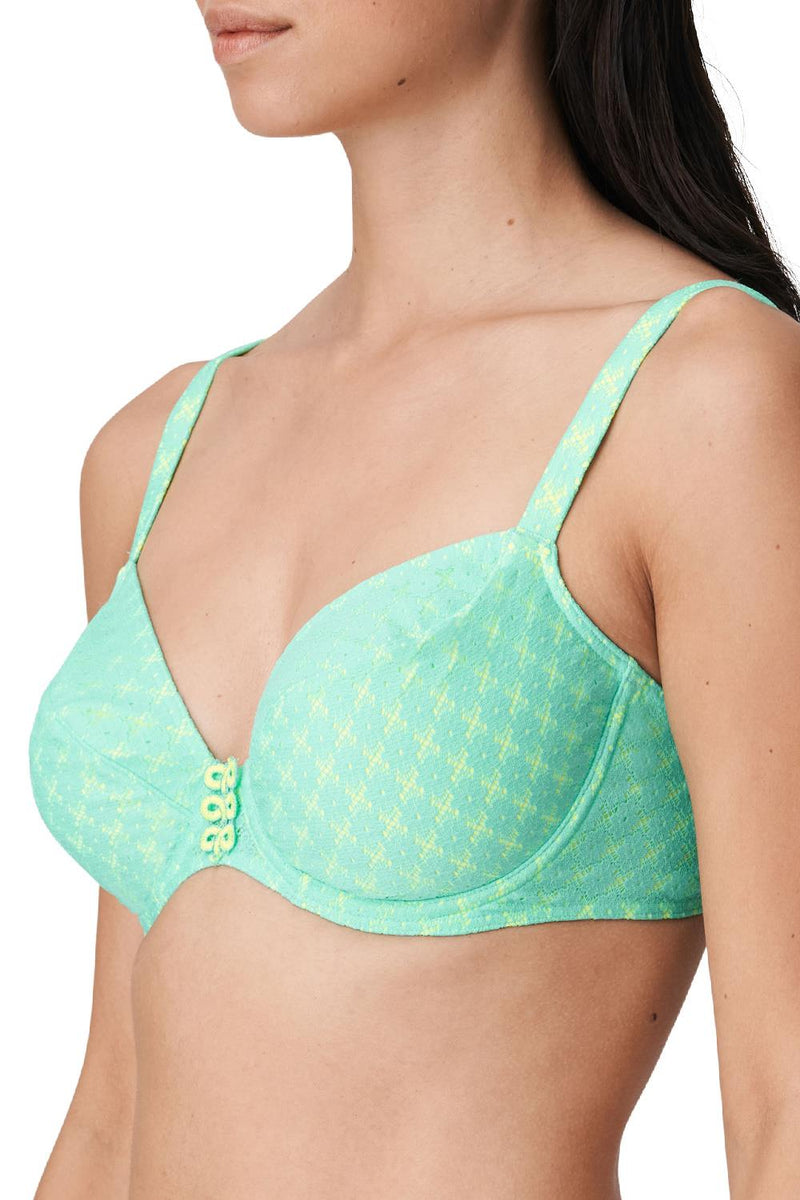PrimaDonna Swim RIMATARA Padded Balcony Top, Aruba Blue (4008012)